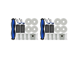 Conjunto De 2 Acessórios Para Ecovacs T30c / T30c Omni: Escova Principal, Filtro Hepa, Pano De Limpeza E Saco Para Pó. Não Compatível Com O Modelo T30