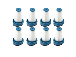 Conjunto de 8 Filtros Hepa para Aspirador de Pó Black Decker Hsv320j, Hsv420j, Hsv520j, Sva420b, Sva520b e Svf11 BRILVIBERA