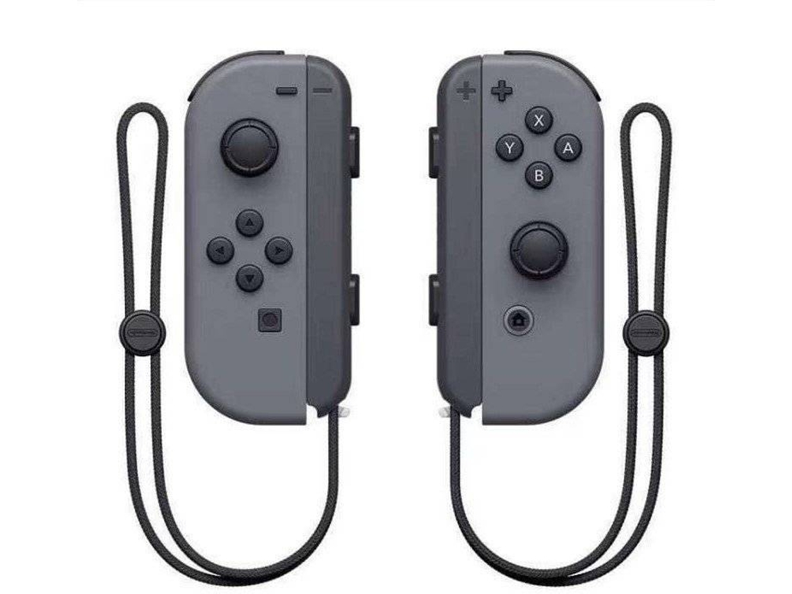 Controladores Nintendo Switch Joy-Con L/R Gamepad com Alça Joysticks Controle Sem Fio para Switch Nintend Substitua O Joyconcinza YIZHOOD