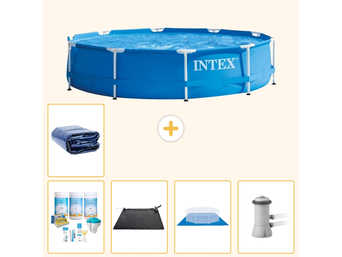 Intex Piscina Com Estrutura Redonda - 366x76 Cm - 6-peças S20440