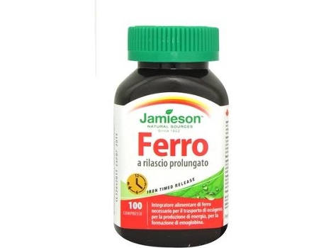 Suplemento Alimentar JAMIESON Ferro (100 comprimidos)