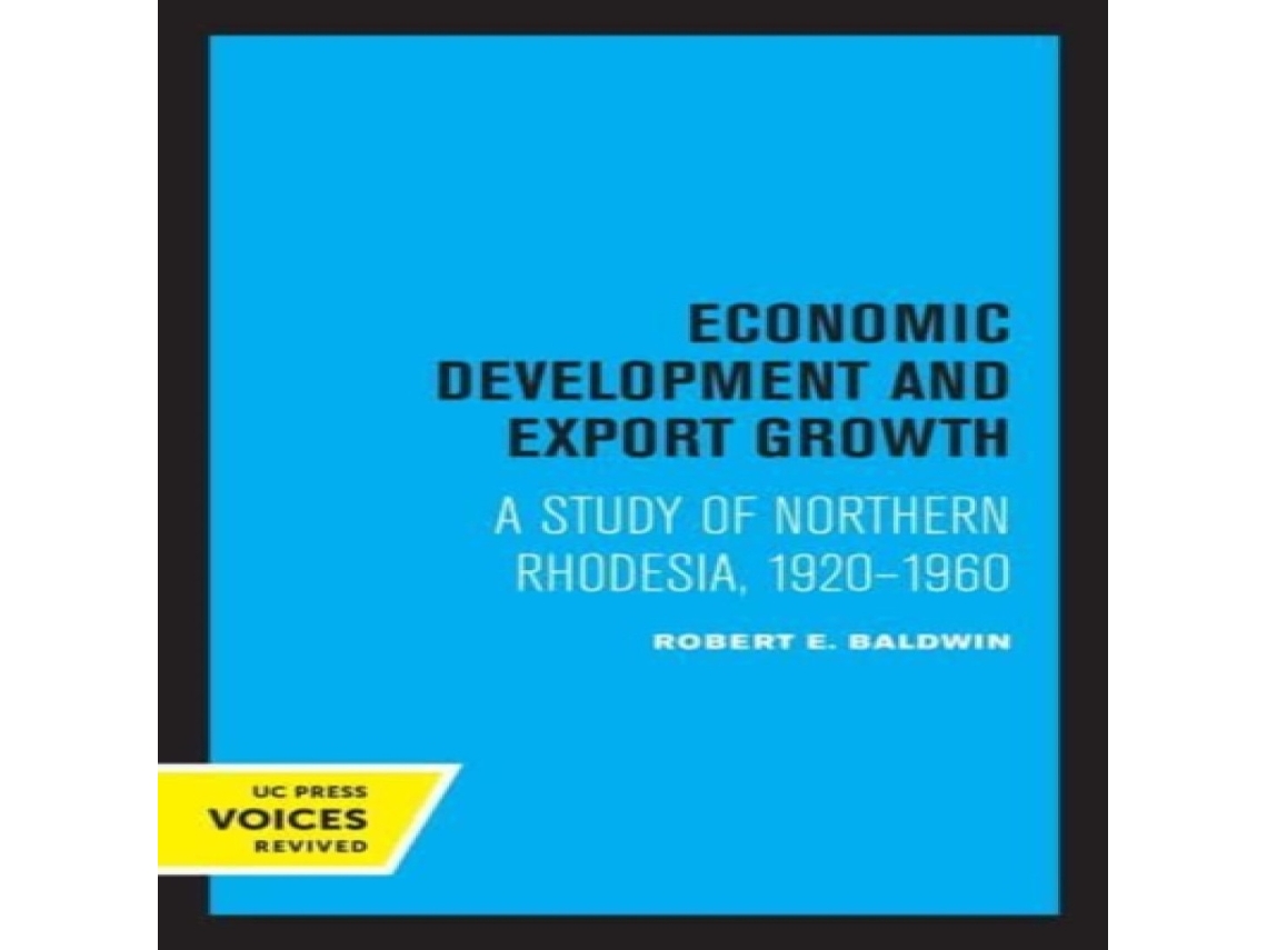 Livro Economic Development and Export Growth de Robert E Baldwin (Inglês)