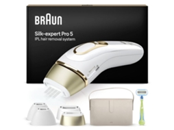 Depilador Ipl - Braun - Silk·expert Pro 5 Pl5431 - 400000 Impulsos - 4 Pontas - Smart Skinprotect