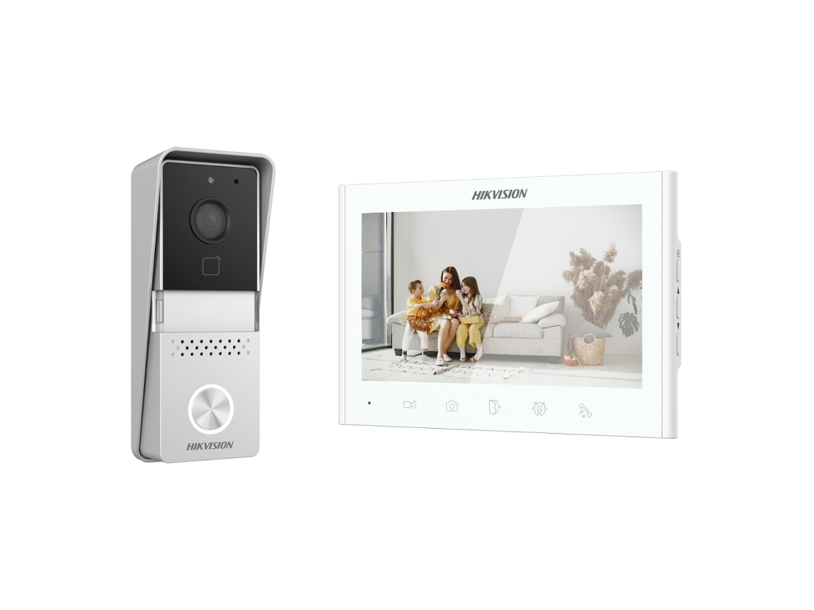 Kit De Videoporteiro Hikvision Analgico Ds Kis102 P/surface