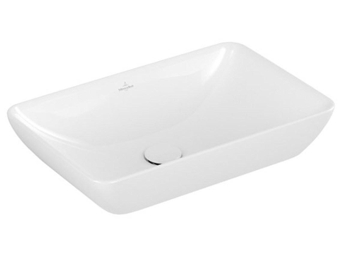 Villeroy & amp, Boch Venticello Semi -EMPOTO - ABMEER LAUNDA 411355, 550X360MM, sem banco com buraco para torneira, com transbordamento