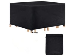 Funda Impermeável para Mesa de Jardim Retangular 420d 180x120x74cm