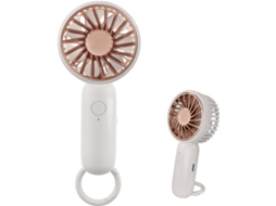 Mini Ventilador De Mão Com Fivela, Pequeno, Leve, Recarregável Via Usb, Para Maquiagem, Para Mulheres, Homens E Meninas Modernas