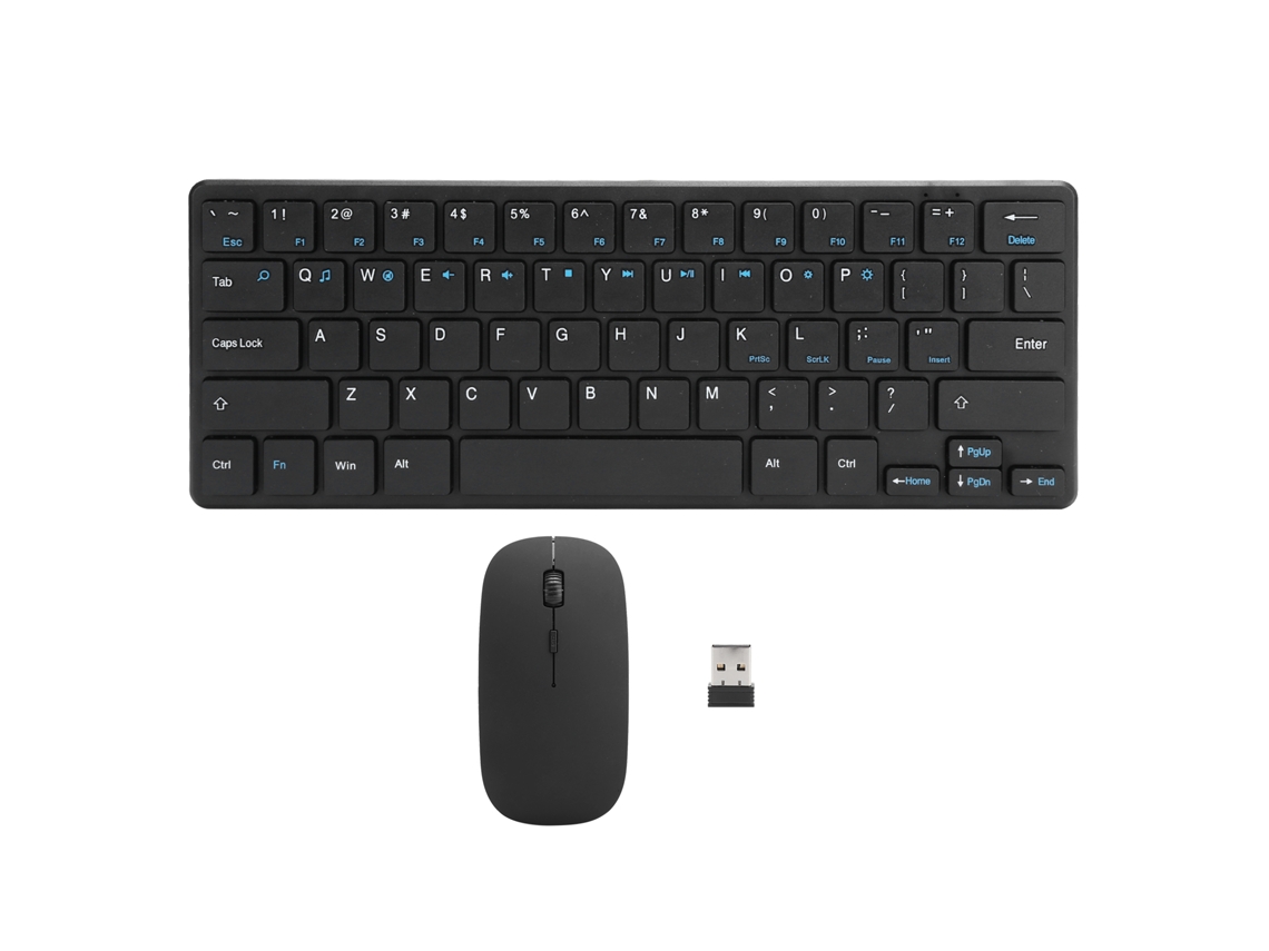Conjunto de Teclado e Mouse Sem Fio Chocolate LAXISCREED com conexão 2.4g