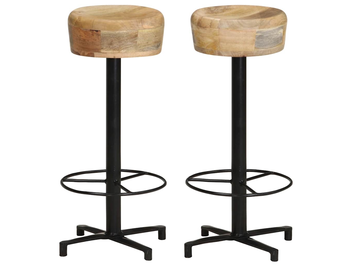 Bar Stool, Bar Stools Vidaxl Marrom Madeira (76 Cm)
