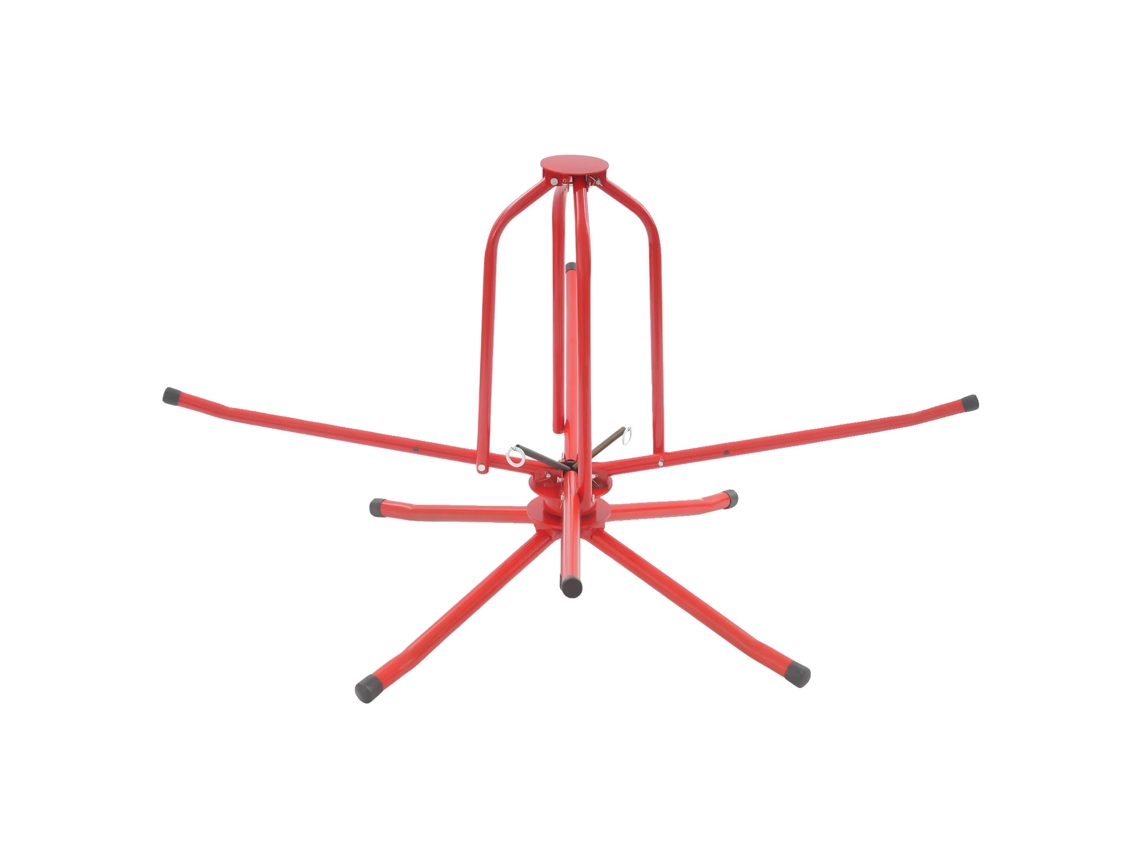 Bobinador De Tubos, Capacidade De Carga De 440lbs, Diâmetro Interno Ajustável, Vermelho