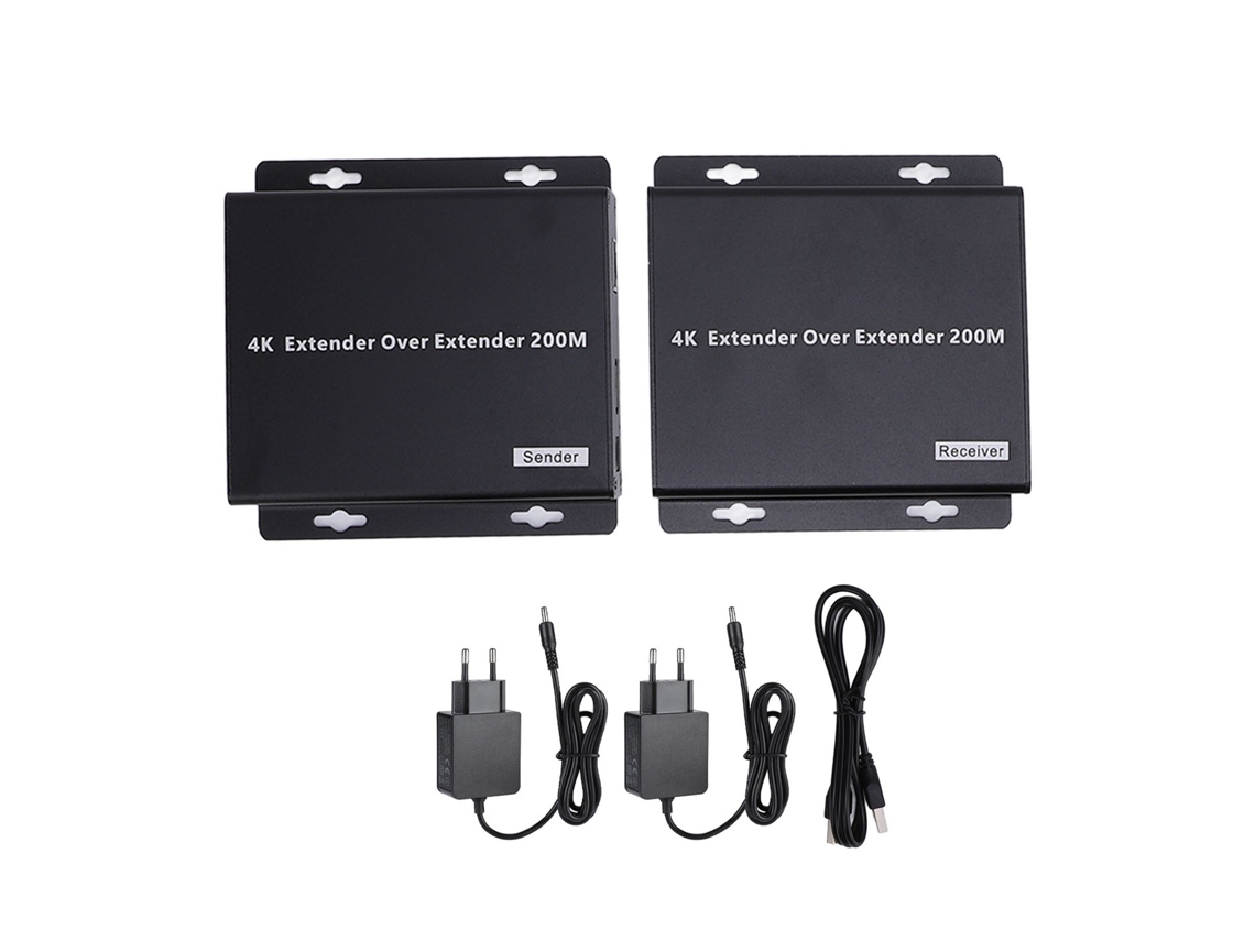 Estender Hdmi 4k Kvm LAXISCREED 200m Cabo Rede