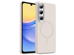 Capa Para Samsung Galaxy A15 4g Fina Circular Magsafe À Prova De Choque Dourada Em Policarbonato Summit Stone
