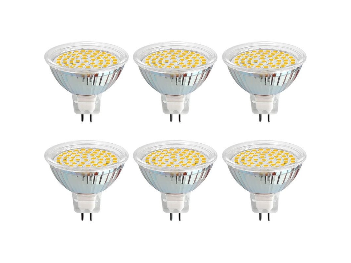Lâmpada LED GU5.3 12V 3W Branco Quente 3000K 300lm Pacote de 6 Classe A+ Nova Line