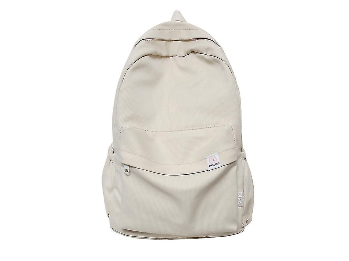 Mochila Feminina Impermeável de Nylon para Viagem e Escola com Bolsos Internos e Cremalheira | S/MARCA
