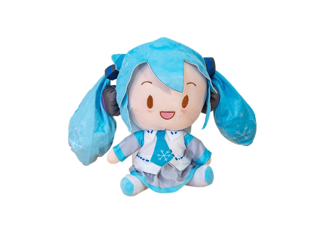 Pelúcia Hatsune Miku Verde Boneco de Pelúcia Presente de Aniversário CHABERLU