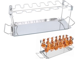 Parrilla de acero inoxidable Sunny Spaces, apta para hornos y picnics al aire libre