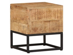 Side Table, Side Tables Vidaxl Marrom Madeira (30 X 30 X 33 Cm)