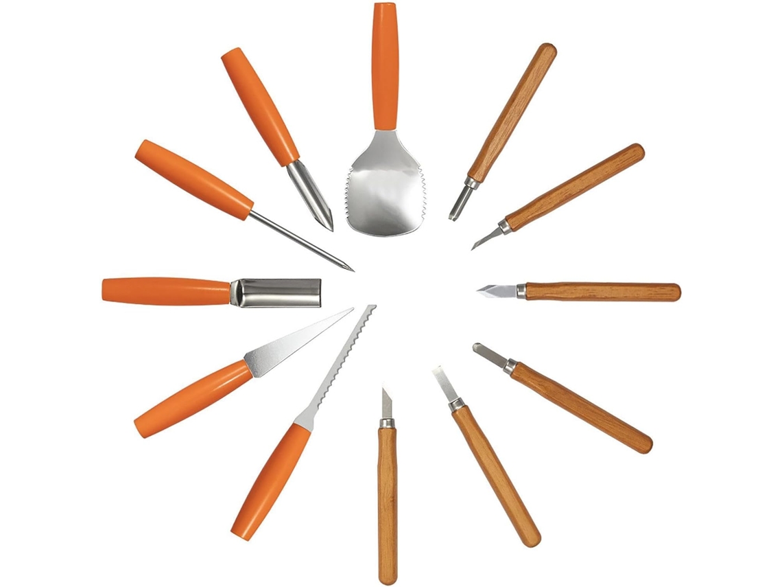 Kit Para Esculpir Abóboras De Halloween Com Ferramentas Colher