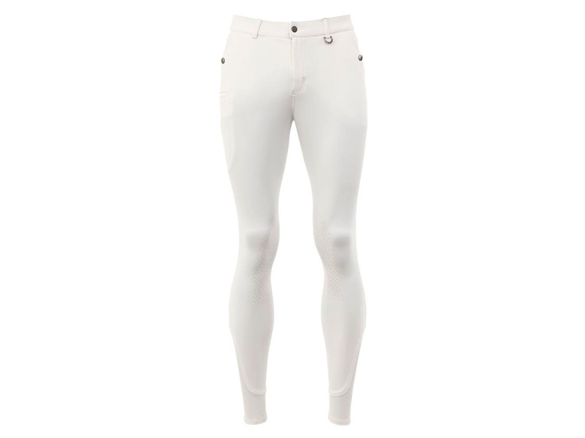 Calça de Montar com Reforço de Joelho de Silicone Maikel Branco 50Br