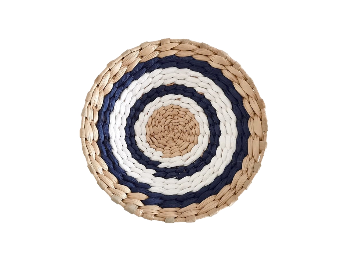 Decoração De Parede Em Palha Boêmia Estilo Infantil 30cm A4