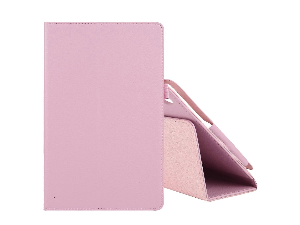 Capa De Couro Maciça Com Textura De Lichia Para Lenovo Tab M10 Hd, Com Aba Horizontal, Suporte E Compartimento Para Caneta.