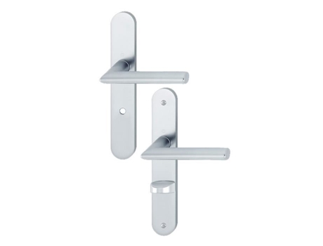 Par de Muletas em Placa Grande Stockholm HOPPE 1140/300M Silver Alu Cane Lock 3303200