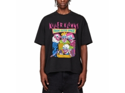 Rockinstone Killer Klowns Pizza Deliveries Black Adult T-shirt Size:m