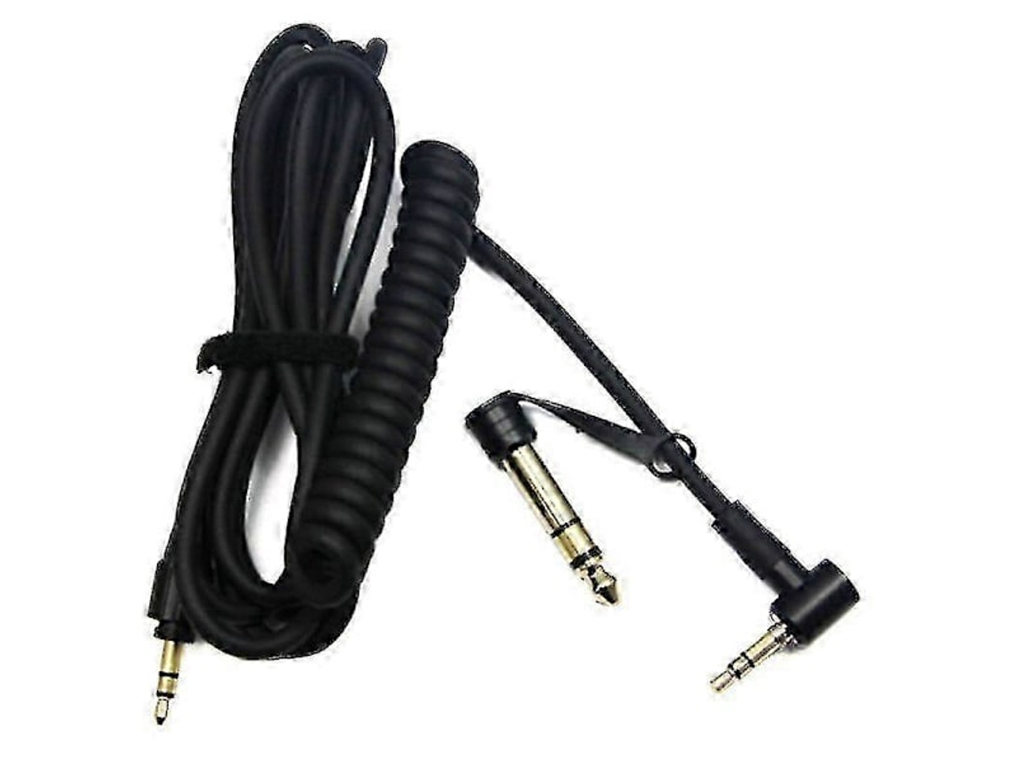 Kit de Substituição Cabo Áudio Estéreo 2025, Compatível com Adaptadores para Fones Ouvido Dr. Dre Solo/pro/mixr/headphones/studio e Beats. P AQUAFORGE