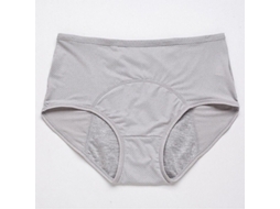 2026-roupa Interior Antifugas Para Mulheres Com Incontinência, Calcinhas Protectoras Leak Proof Tamanhos L-8xl 7xl Gris