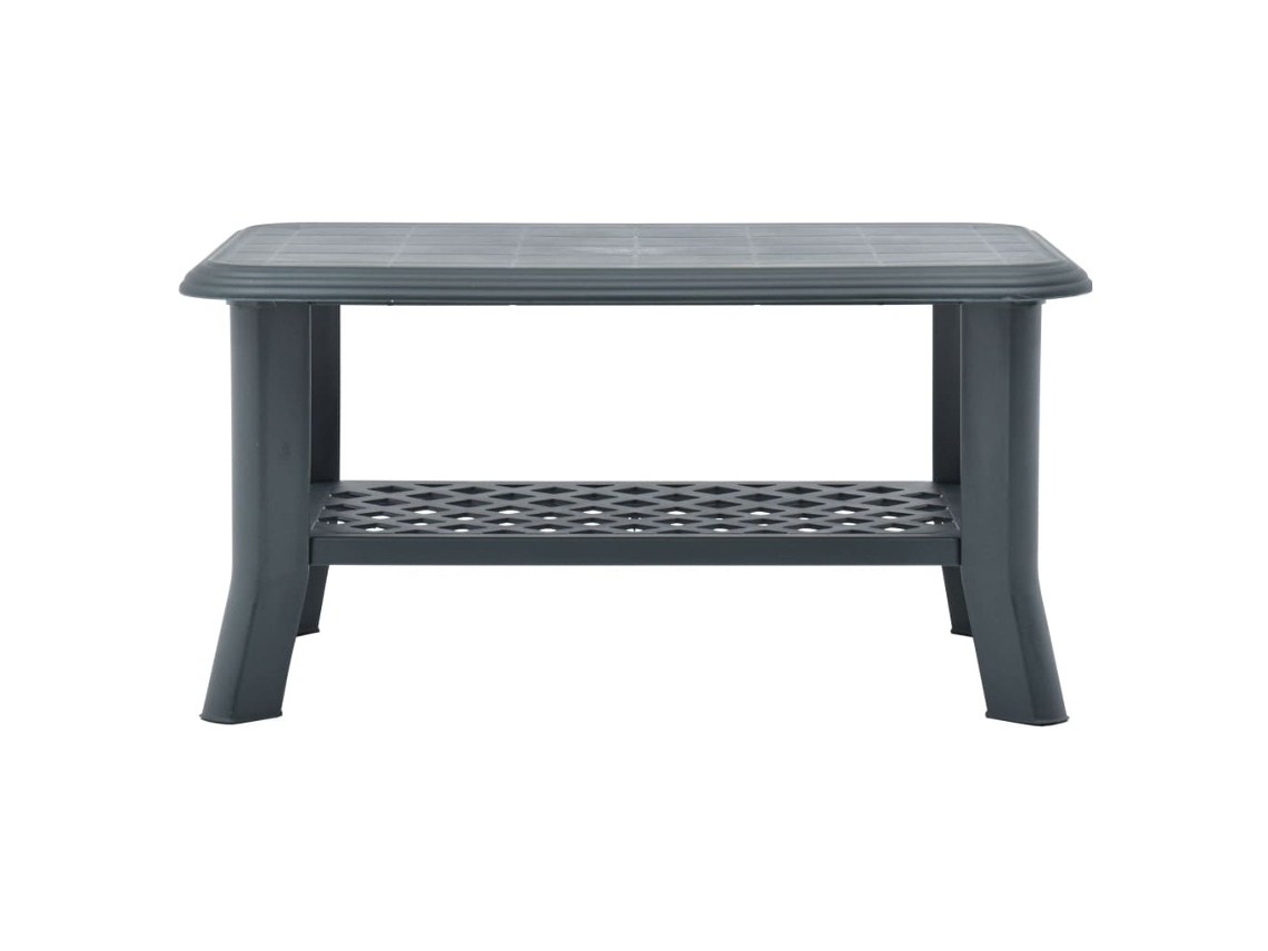 Mesa De Centro 90x60x46 Cm Plástico Verde Lovely Home