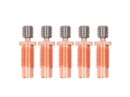Peças Throat De Bimetal Alta Dureza Resistente Ao Desgaste Tubo Heatbreak Impressora 3d Com Rosca M6 M7