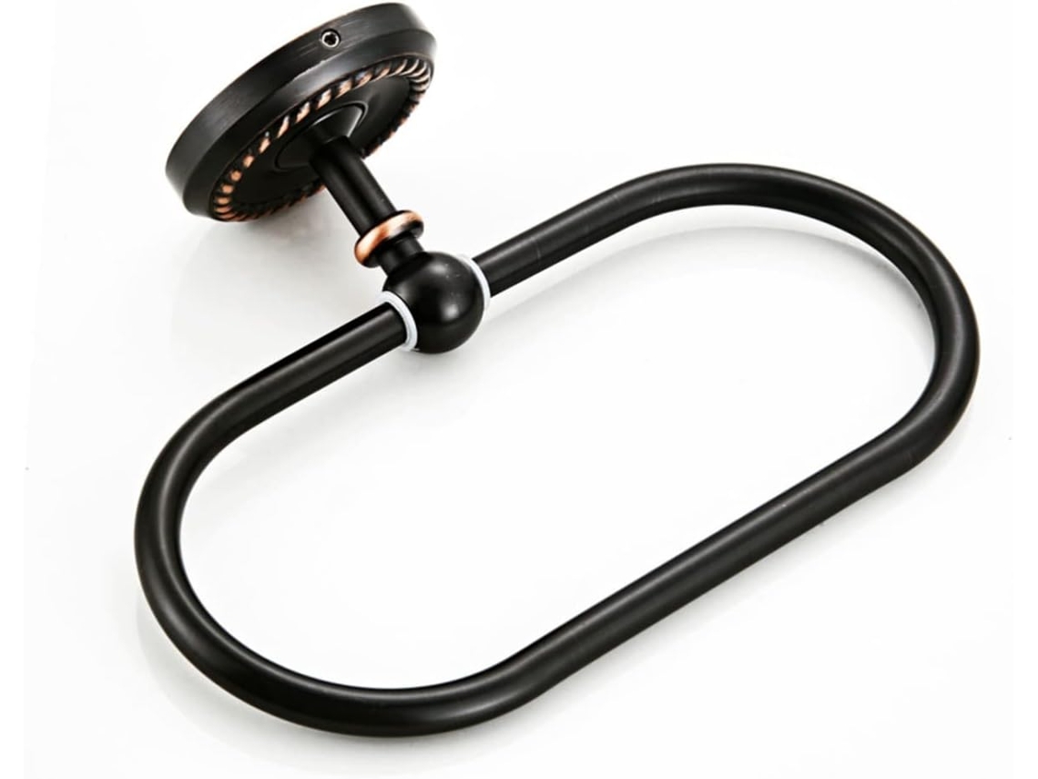 Suporte De Toalha Retrô Lifkome, Oval, Para Parede, Para Banheiro E Hotel