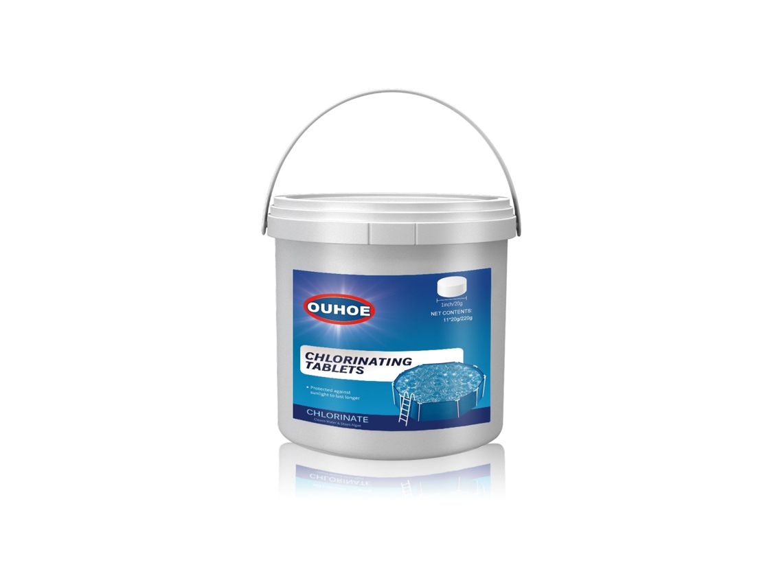 Cloro em Comprimidos 1kg para Manter Água de Piscina Segura e Branca LAXISCREED