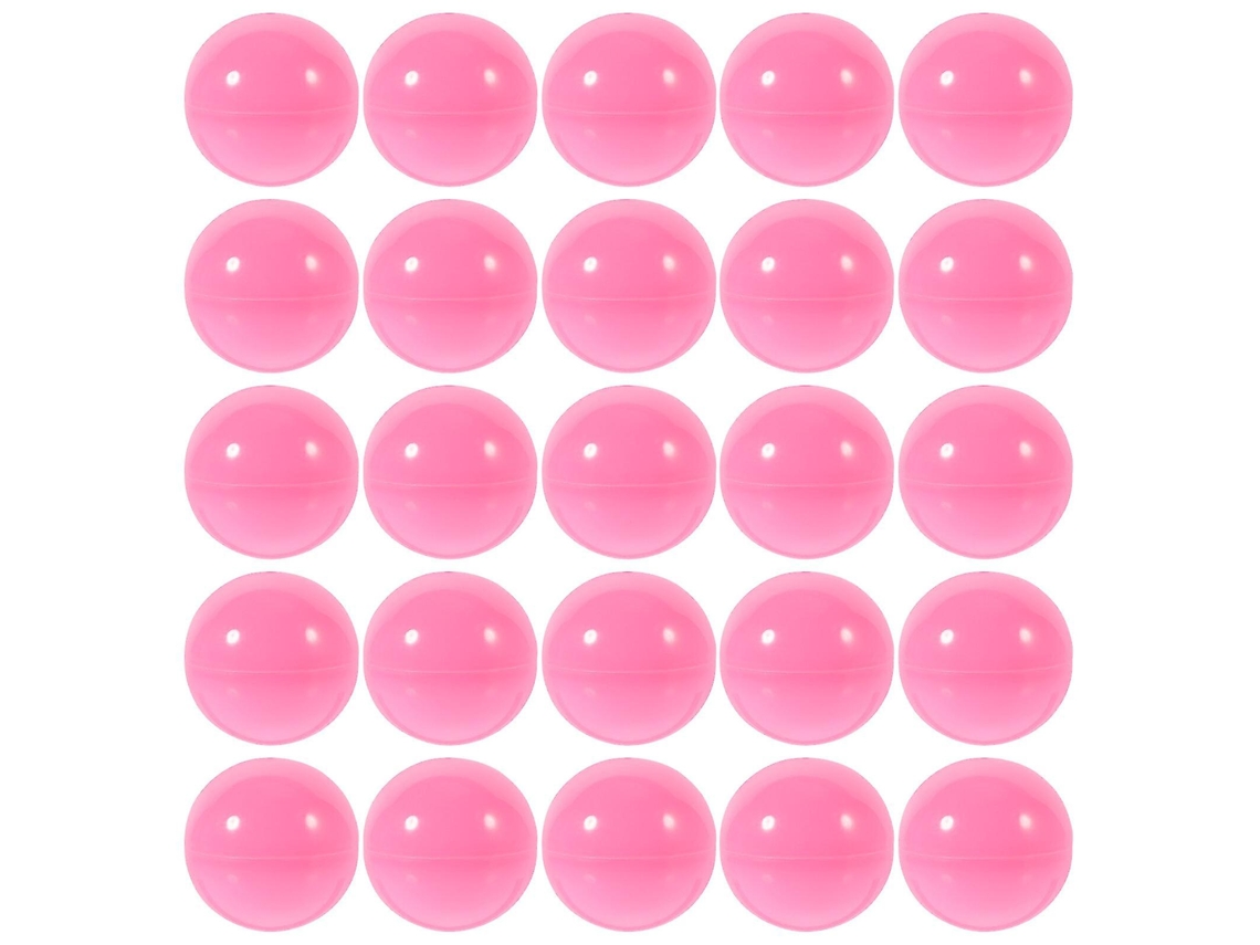 Rebe-50 Bolas De Sorteo Abertas - Props Para Fiestas Y Juegos De Lotería Rosa