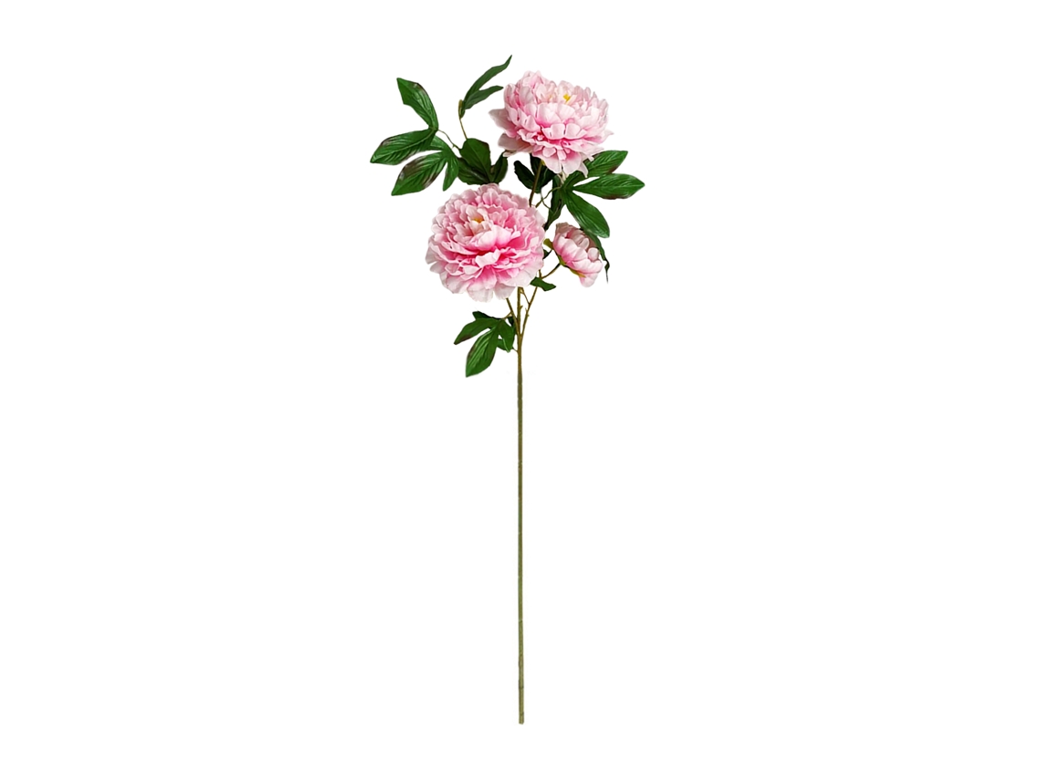 Laxiscreed Flor Artificial Peony Rosa Claro - Pack Com 10 Peças Para Decoração Elegante