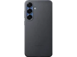 Capa SAMSUNG Galaxy S25 Plus de Pele Vegana (Preto)