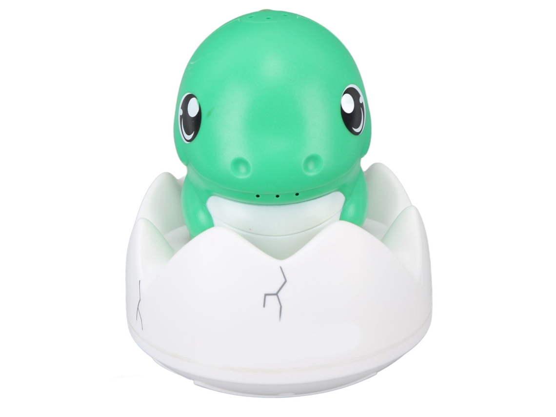 Mali brinquedo Dinossauro de Água para Banheira com Luzes e Spray Automático por Indução