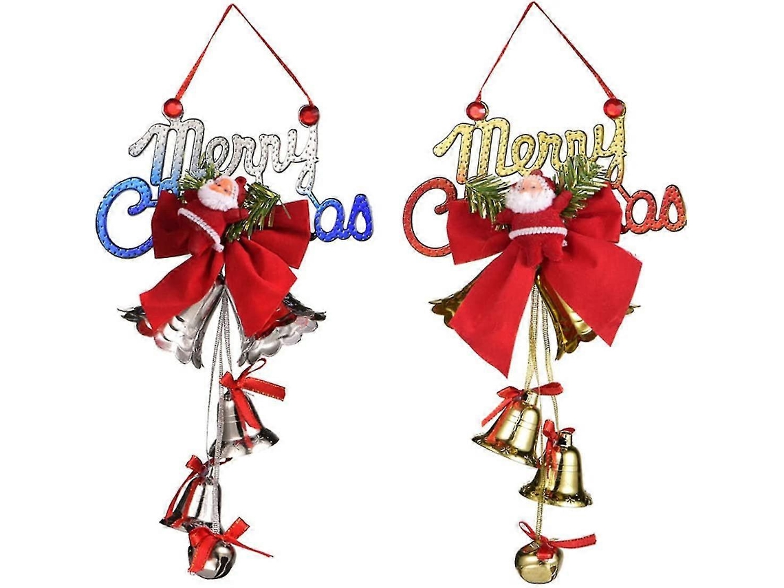 Omni 2 Piezas de Cascabeles Navideños Colgantes, Decoración para Árbol de Navidad Con Diseño Exquisito Y Material de Alta Calidad