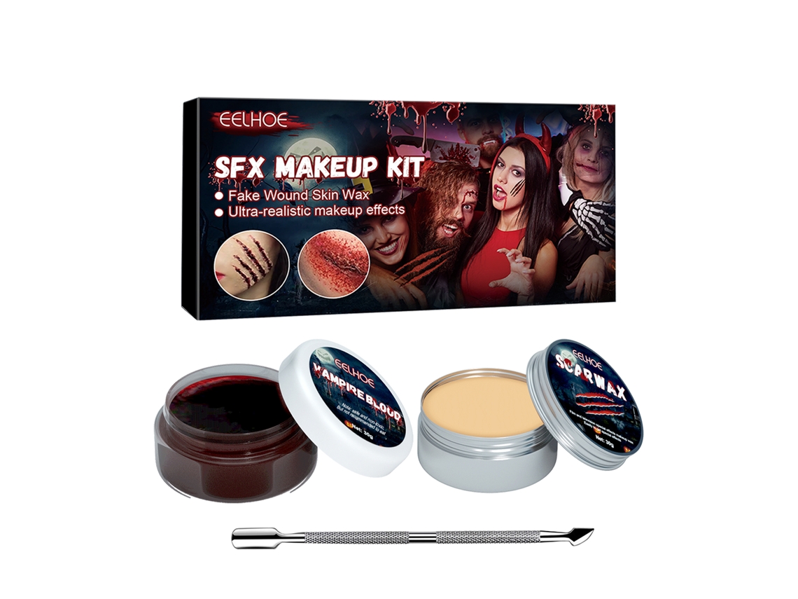 Kit Cera Sangue Halloween Festas Horror