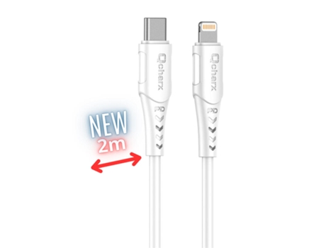 Cabo Qcharx Sofia Tipo QCHAX PVC Branco