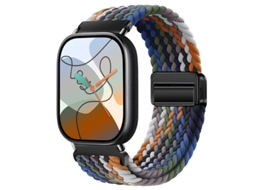 Pulseira De Nylon Trançado Com Fecho Magnético, Compatível Com Xiaomi Band 8pro 9pro 10pro, Huawei Fit 5e Redmi Watch
