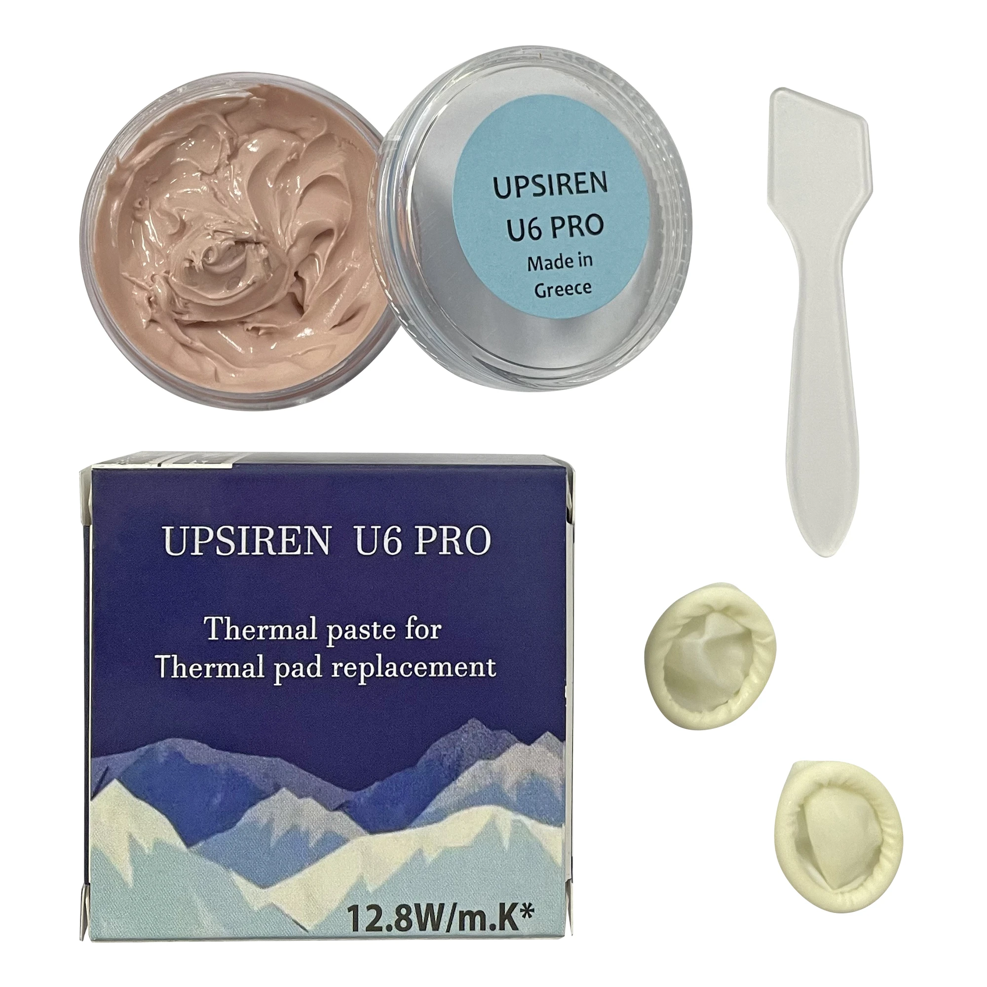 Massa Térmica Original Upsiren U6 Pro 20G para Processador Vga Gpu Ic Resfriamento Rápido Substituição de Almofada Térmica