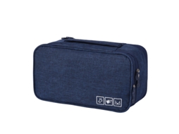 Organizador de Roupa Íntima para Viagens com Bolsa de Armazenamento Sutiã Dark Blue S/MARCA