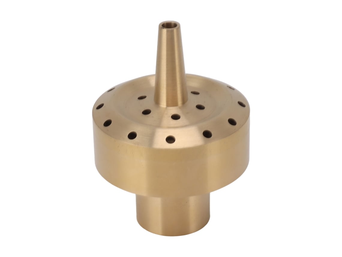 Bico de Fonte de Latão Coluna Jato Multi Direcional G3/4in para Jardim | S/MARCA