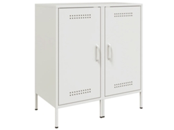 Sideboard, Sideboards Vidaxl Branco Aço (n/a)