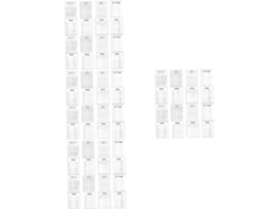 4 Conjuntos Carnet Notes Nonadhésif Calepin Note Pour Bureau Étudiants Planification Quotidienne 16 Pièces * 4