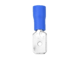 Laxiscreed Conectores De Fio Macho Azul Com Calha Crimp Para Cabos 16-14awg
