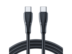 Kabel Przewód W Oplocie Usb c 60w 0.25m Czarny JOYROOM
