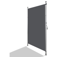 TOLDO VERTICAL SINI TECH STORE extensível, instalação sem furos, privacidade, vento