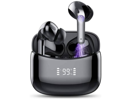 Auriculares Bluetooth True Wireless 35 Horas de Reprodução com Capa de Redução de Ruído Cvc 8.0 Ipx7 E